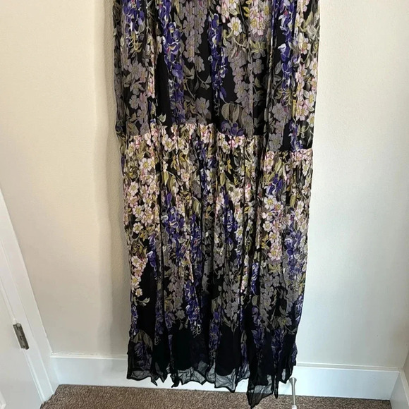 Anthropologie Floreat Adelia Maxi Floral Dress Size 12 - Picture 8 of 12